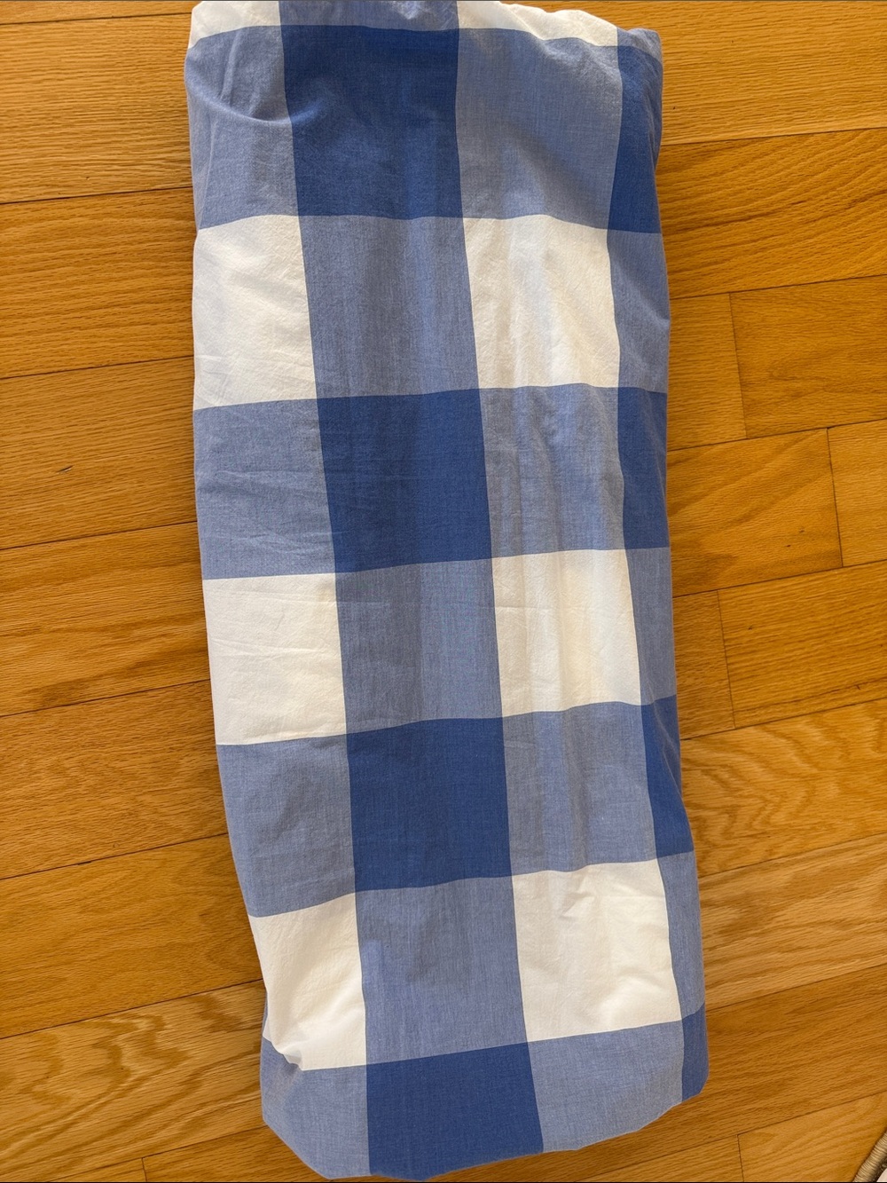 Serena and Lily Twin Duvet Blue and White Check
